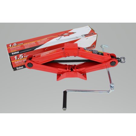 K-Tool International Scissor Jack, 1.5Ton KTI63100